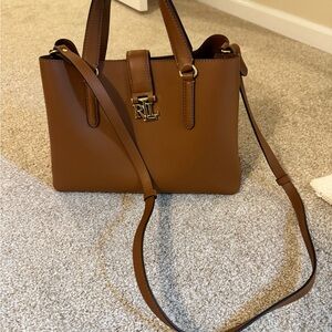 Ralph Lauren Tan Crossbody Bag